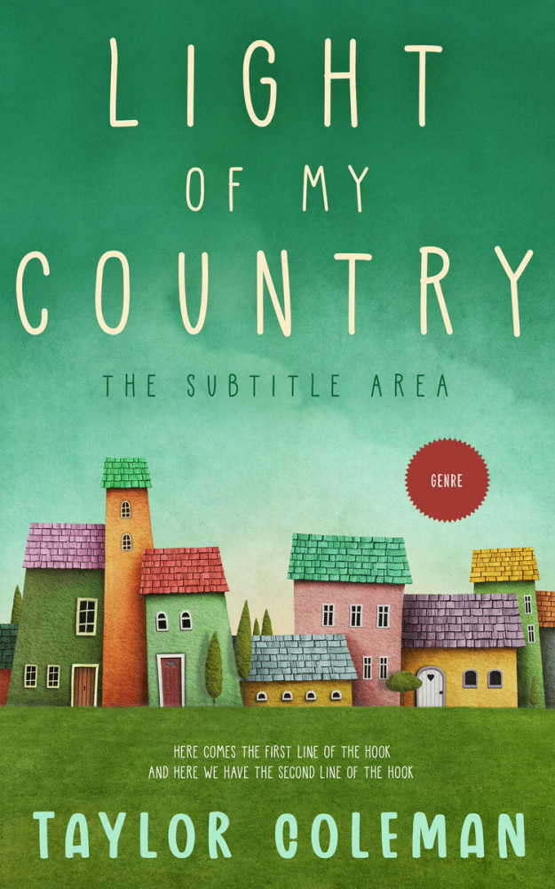 Front view of Goblin #13624 - Premade Nature Book Cover