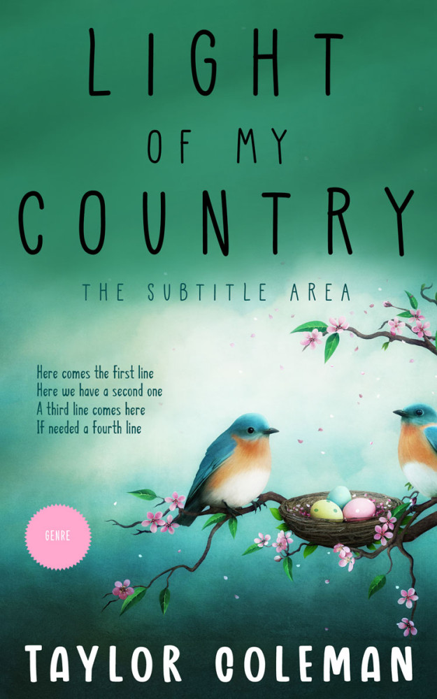 Front view of Viridian #13632 - Premade Education Book Cover | BookCoverZone