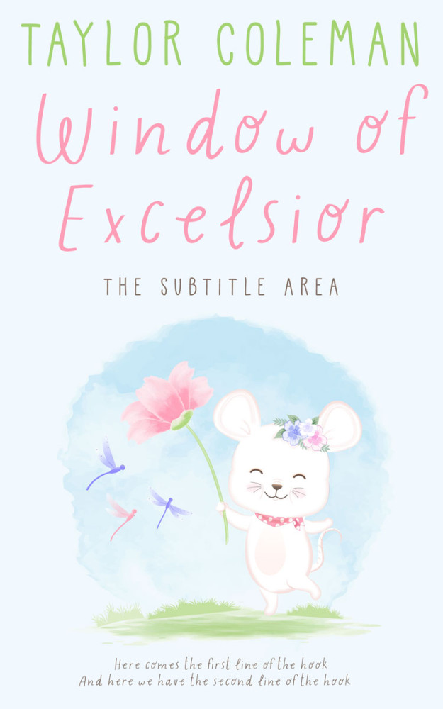 Front view of Black Squeeze #13645 - Premade Teen & Young Adult Book Cover