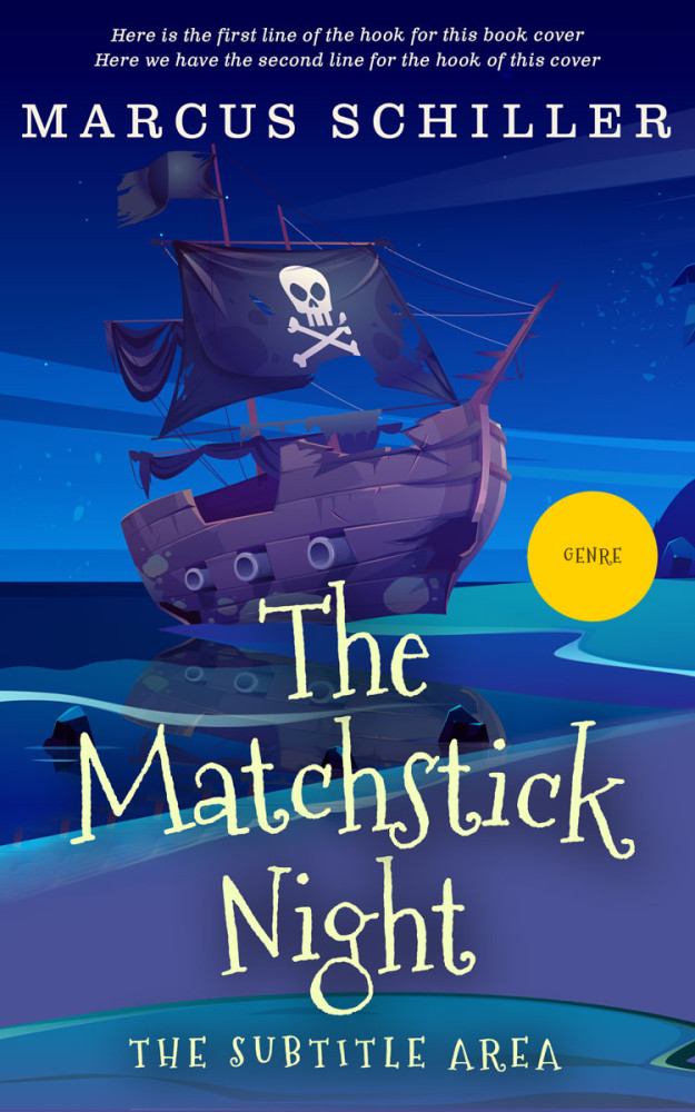 Front view of Bay Of Many #13698 - Premade Horror Book Cover