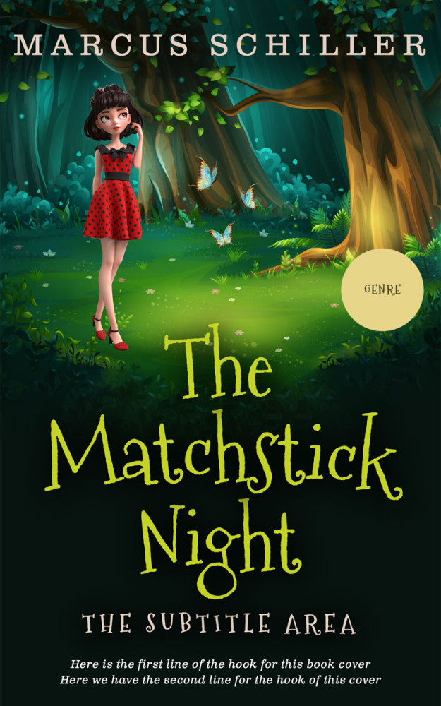 Front view of Racing Green #13700 - Premade Teen & Young Adult Book Cover