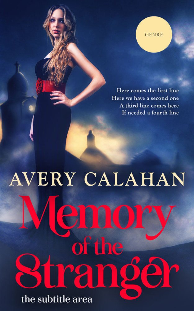 Front view of Cloud Burst #13712 - Premade Romance Book Cover