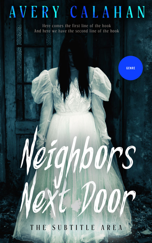 Front view of Timber Green #13732 - Premade Horror Book Cover