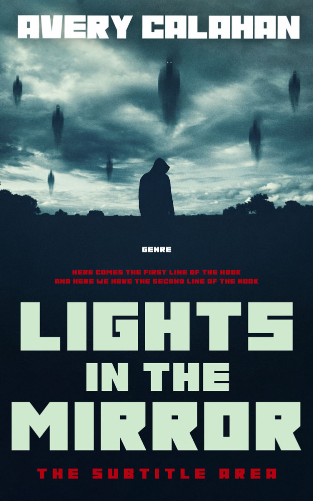 Front view of Pale Leaf #13737 - Premade Horror Book Cover