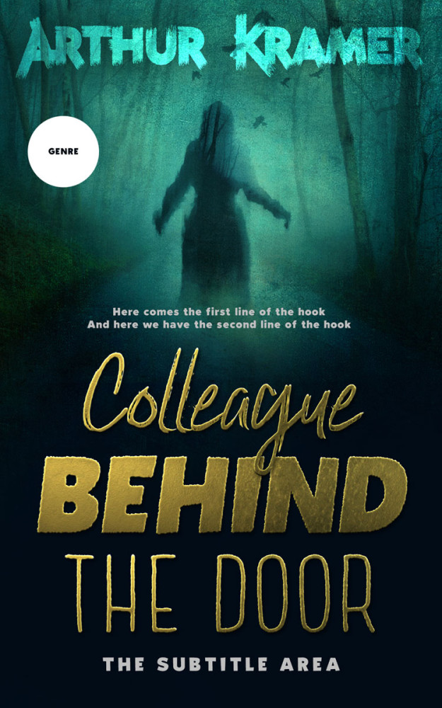 Front view of Firefly #13745 - Premade Horror Book Cover