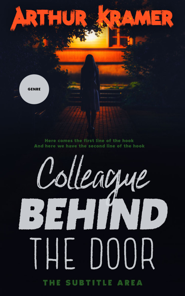 Front view of My Pink #13753 - Premade Mystery & Thriller & Suspense Book Cover