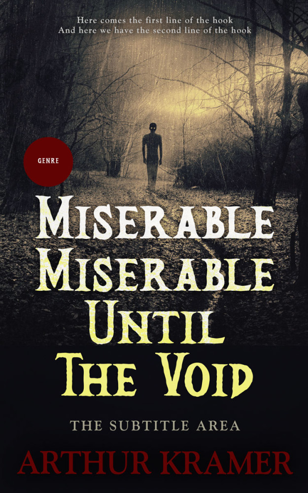 Front view of Yuma #13759 - Premade Horror Book Cover