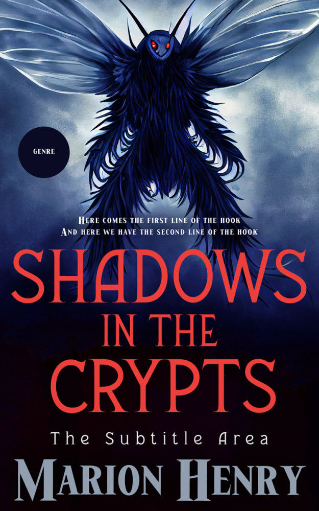 Front view of Oriental Pink #13764 - Premade Horror Book Cover | BookCoverZone