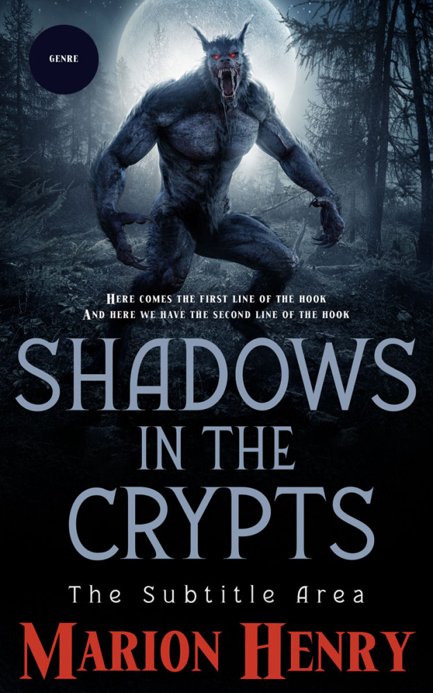 Front view of Bunker #13765 - Premade Horror Book Cover | BookCoverZone