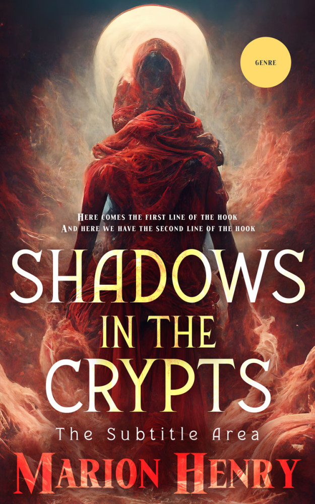 Front view of Crater Brown #13773 - Premade Apocalyptica Book Cover