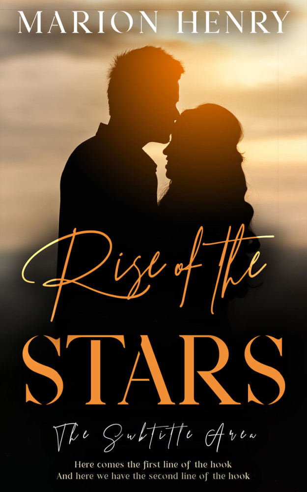 Front view of Tan #13793 - Premade Romance Book Cover