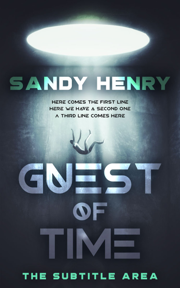 Front view of Charade #13808 - Premade Science Fiction Book Cover