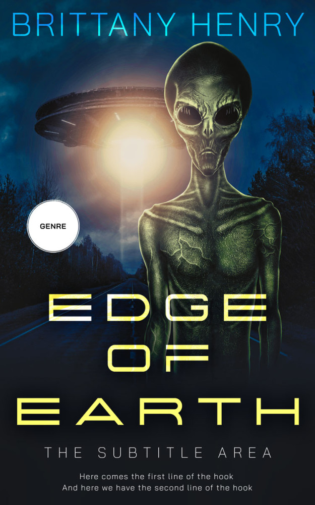 Front view of Mirage #13816 - Premade Science Fiction Book Cover