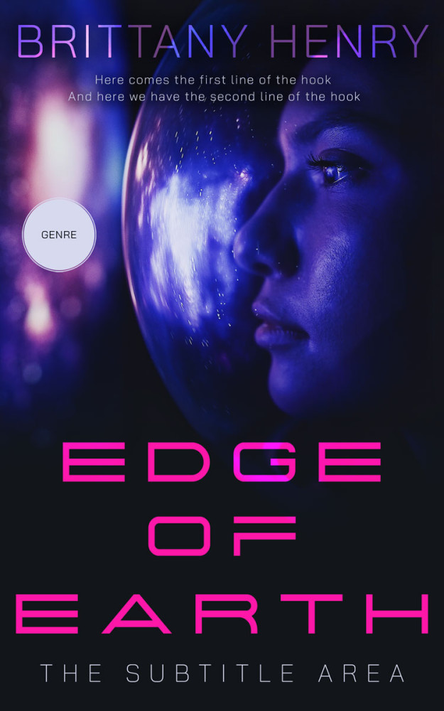 Front view of Mirage #13823 - Premade Science Fiction Book Cover