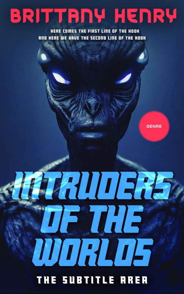 Front view of Big Stone #13832 - Premade Science Fiction Book Cover