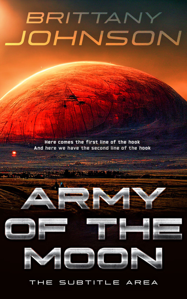 Front view of Terracotta #13835 - Premade Science Fiction Book Cover