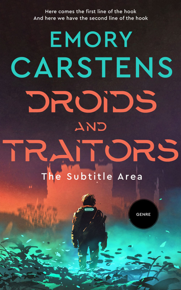 Front view of Baltic Sea #13858 - Premade Science Fiction Book Cover