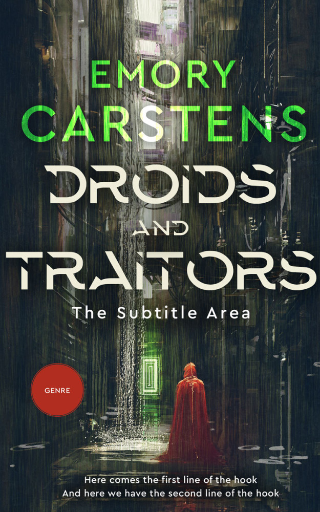 Front view of Outer Space #13861 - Premade Science Fiction Book Cover