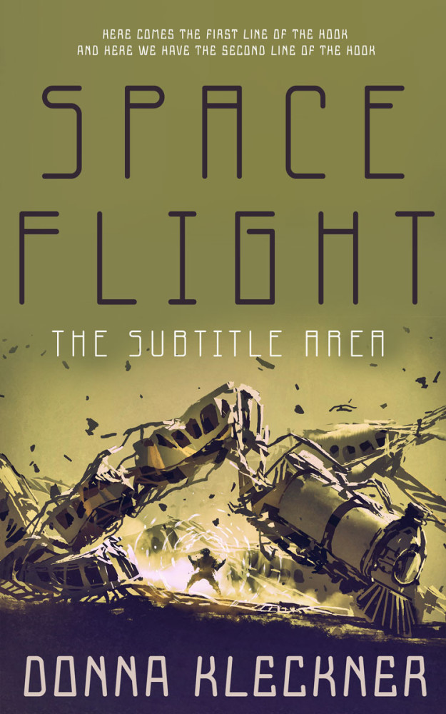 Front view of Shadow #13872 - Premade Science Fiction Book Cover