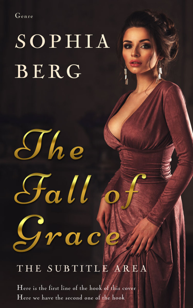 Front view of Cocoa Brown #13893 - Premade Romance Book Cover