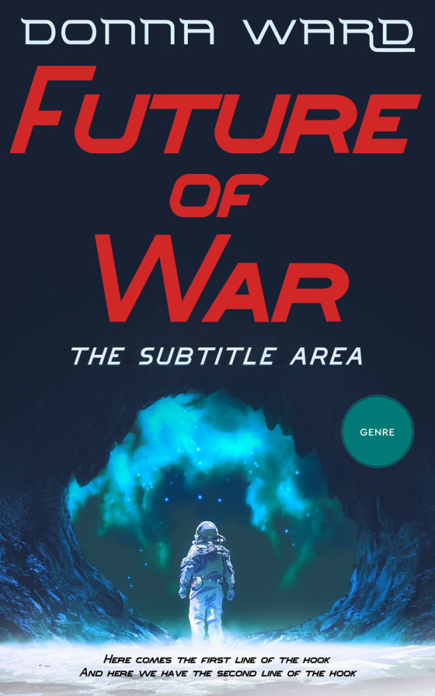 Front view of Big Stone #13906 - Premade Science Fiction Book Cover