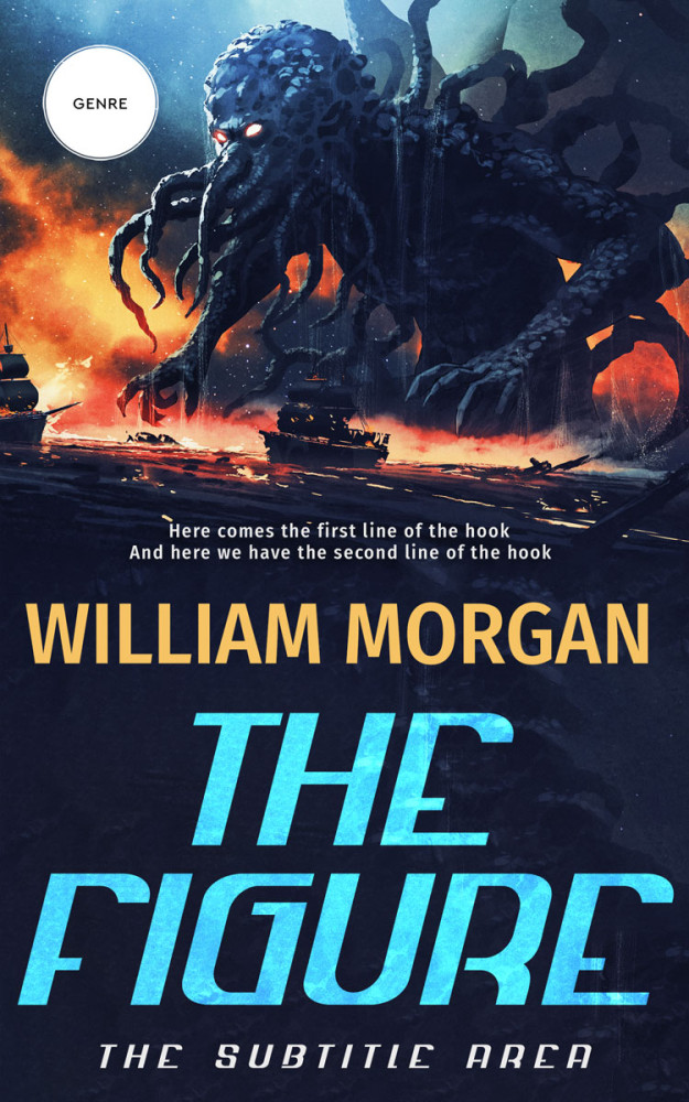 Front view of Mirage #13919 - Premade Science Fiction Book Cover