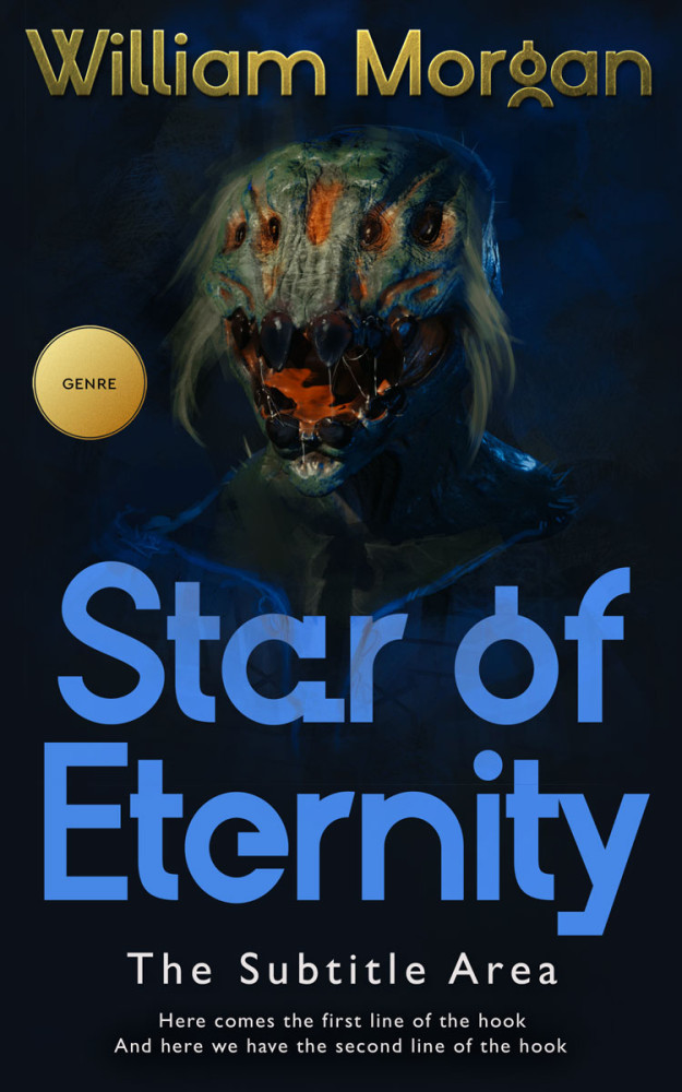 Front view of Bunker #13931 - Premade Science Fiction Book Cover