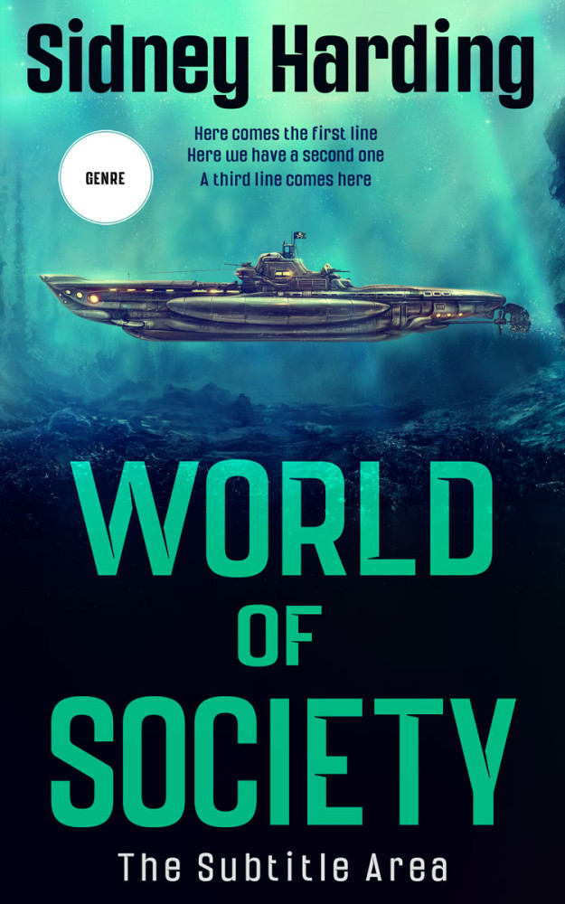 Front view of Shamrock #13944 - Premade Science Fiction Book Cover | BookCoverZone