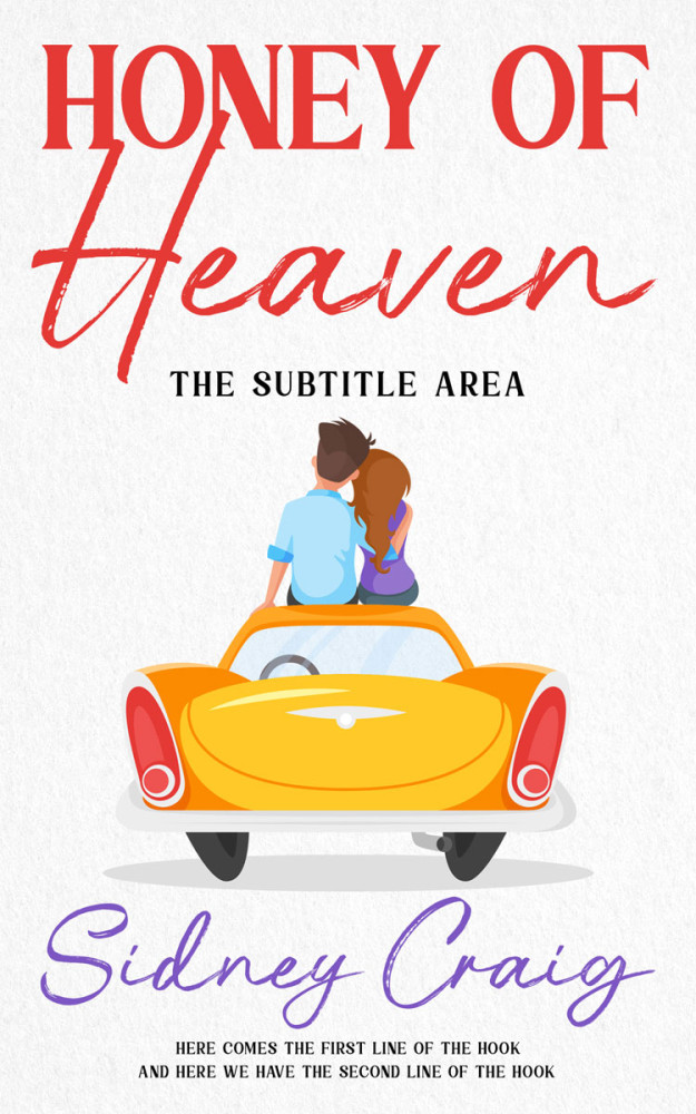 Front view of Wild Sand #13969 - Premade Romance Book Cover