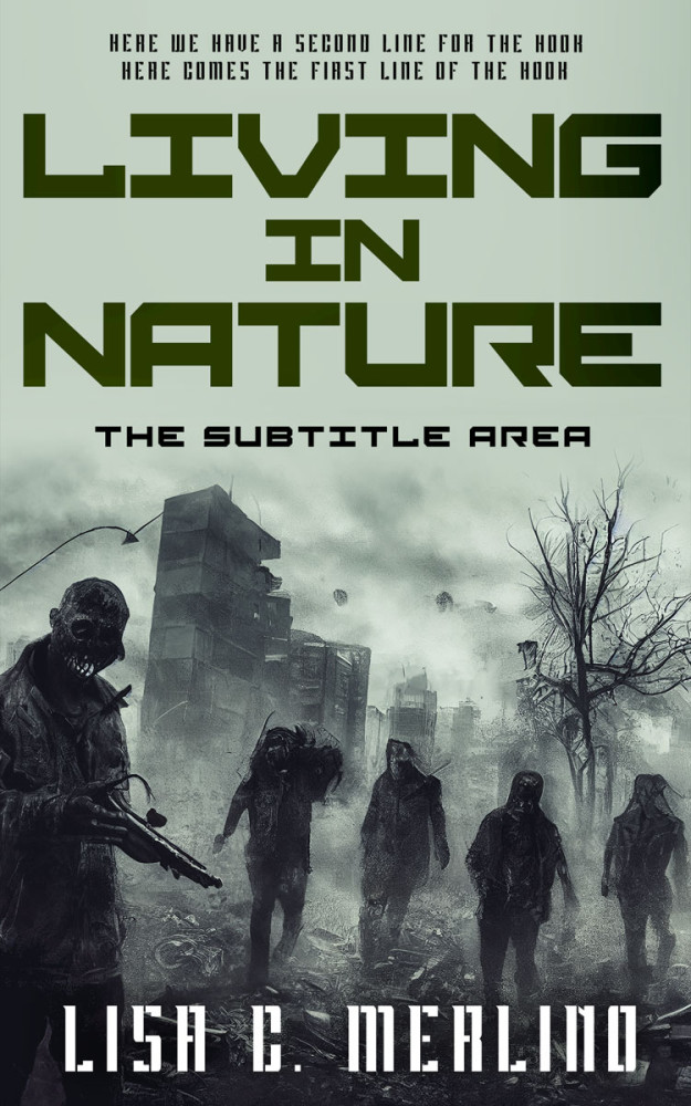 Front view of Powder Ash #13990 - Premade Apocalyptica Book Cover