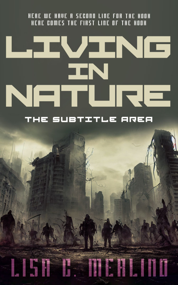 Front view of Merlin #13996 - Premade Apocalyptica Book Cover