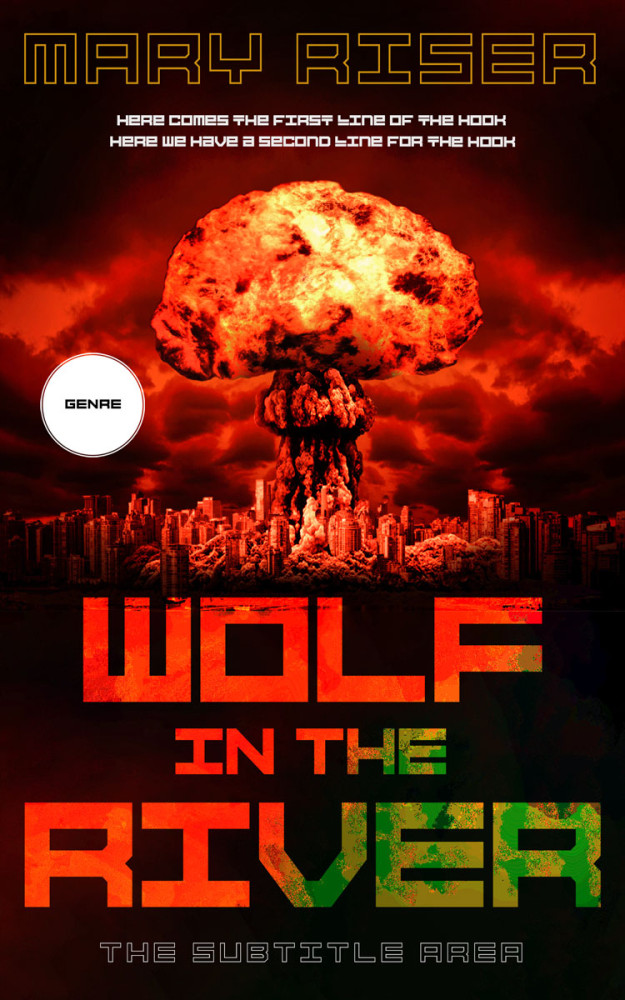 Front view of Cinnabar #14004 - Premade Apocalyptica Book Cover