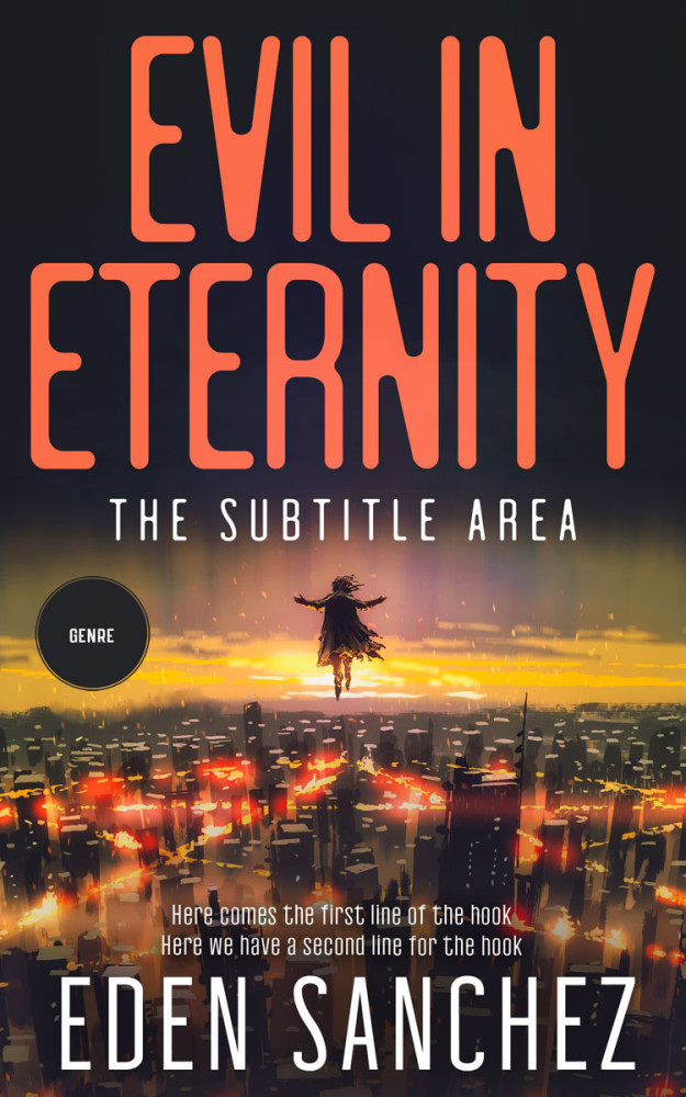 Front view of Terracotta #14010 - Premade Fantasy Book Cover