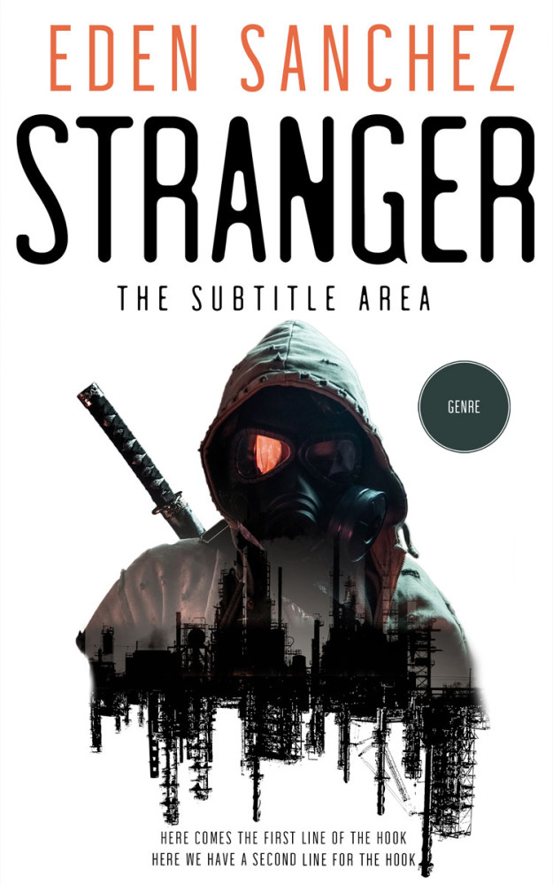 Front view of Dust Storm #14015 - Premade Apocalyptica Book Cover