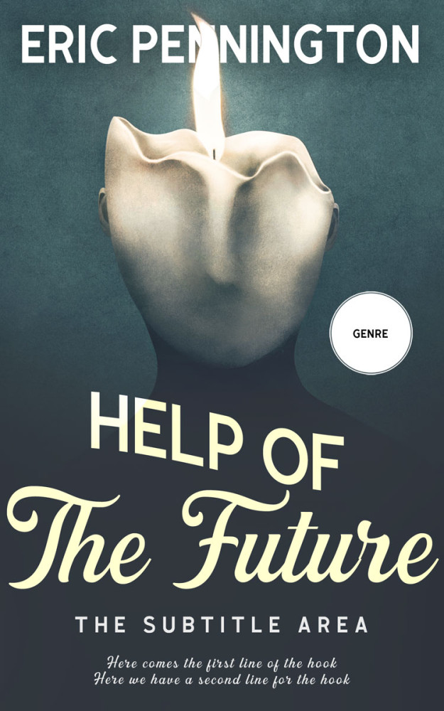 Front view of Limed Spruce #14024 - Premade Self-Improvement & Self-Help Book Cover