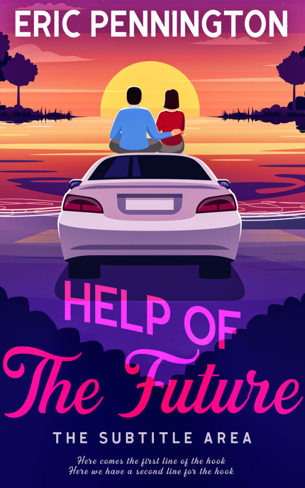 Front view of Deep Blush #14038 - Premade Romance Book Cover