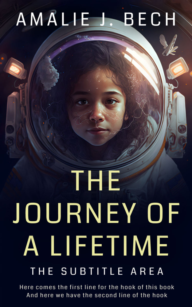 Front view of Cinder #14050 - Premade Science Fiction Book Cover