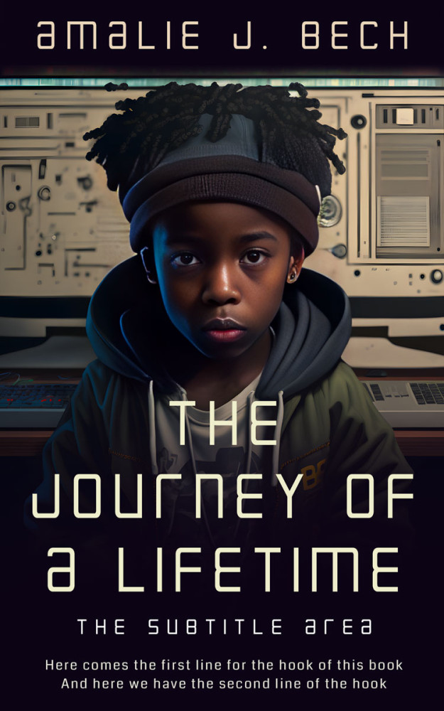 Front view of Heathered Gray #14053 - Premade Education Book Cover