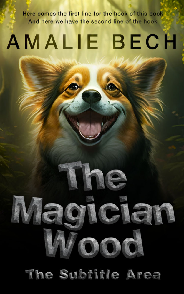 Front view of Laser #14072 - Premade Nature Book Cover | BookCoverZone