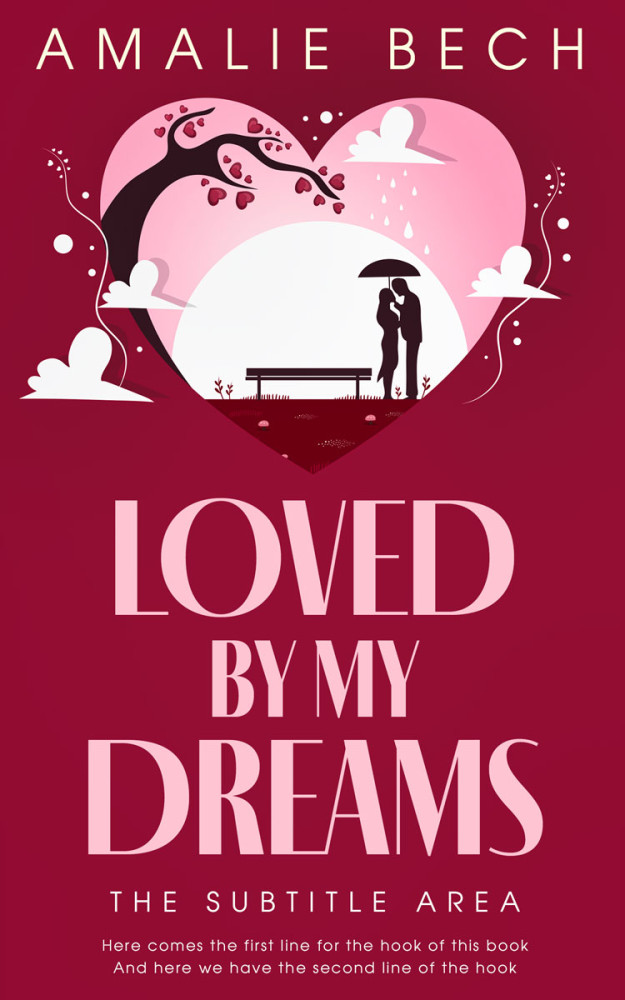 Front view of Rose Bud Cherry #14084 - Premade Romance Book Cover