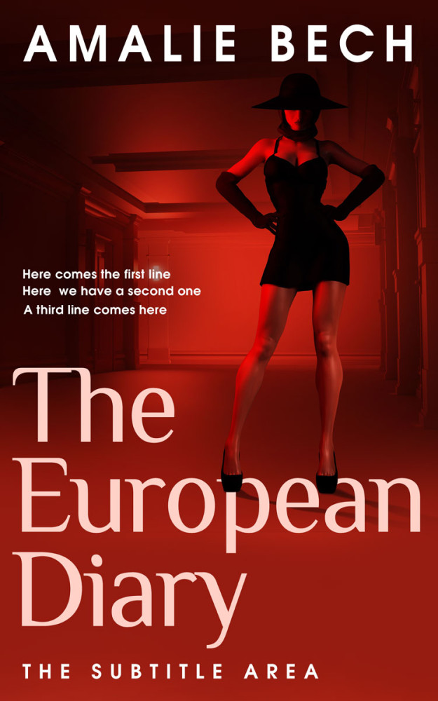 Front view of Dark Tan #14121 - Premade Erotica Book Cover