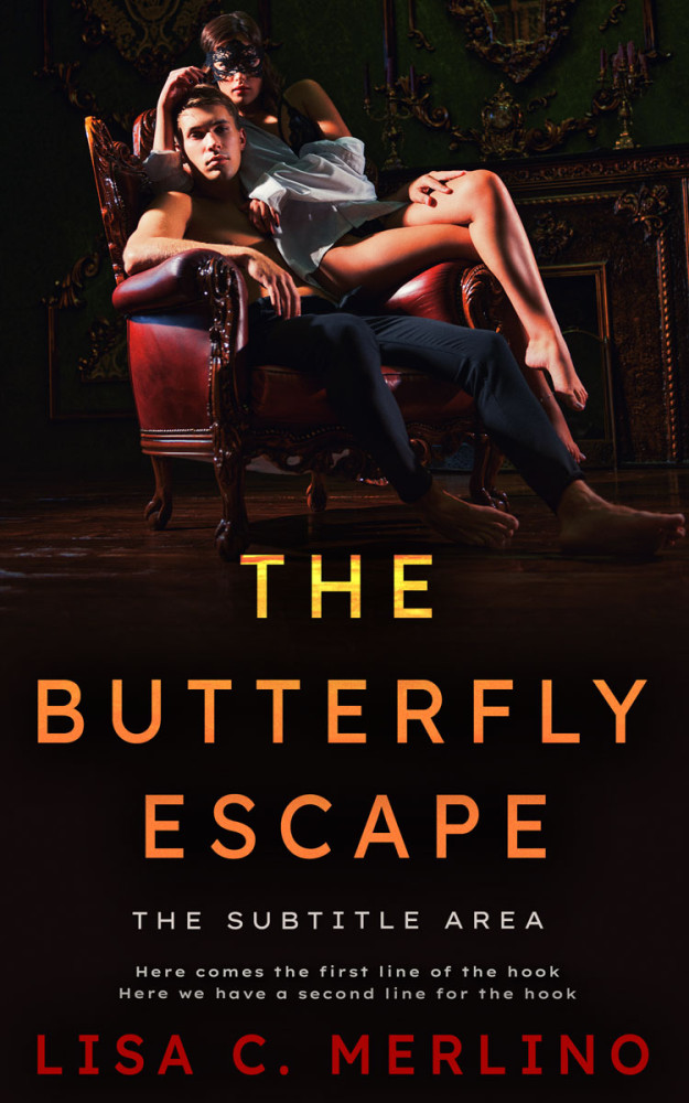 Front view of Gondola #14166 - Premade Erotica Book Cover