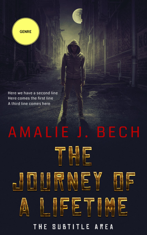 Front view of Charade #14195 - Premade Mystery & Thriller & Suspense Book Cover