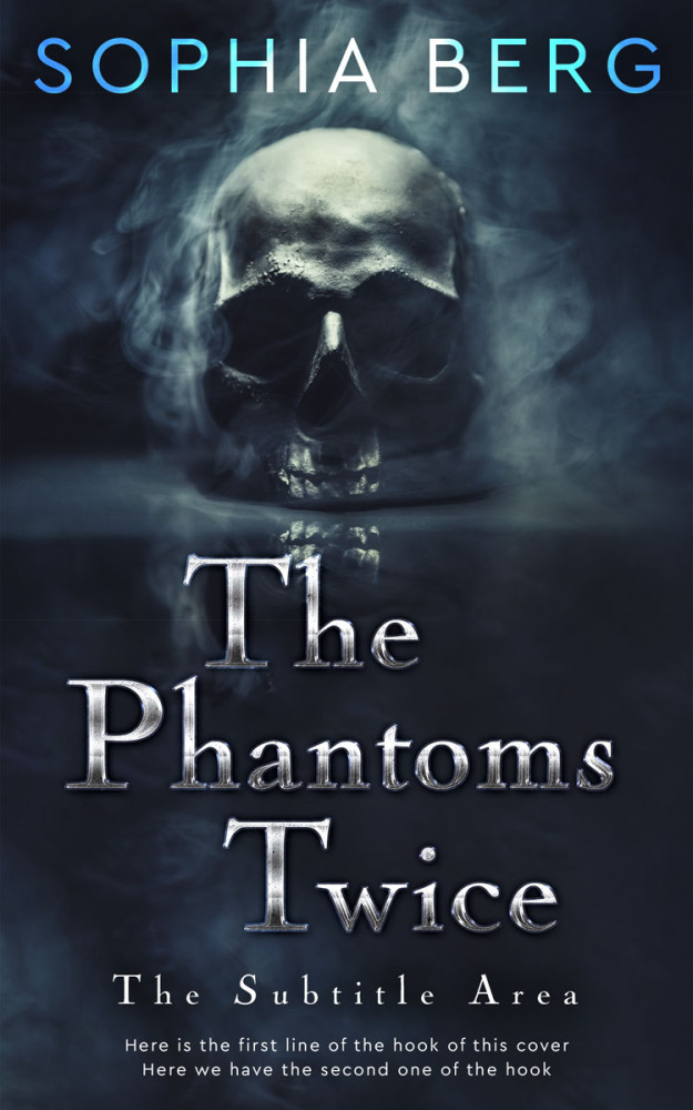 Front view of Ebony Clay #14227 - Premade Horror Book Cover