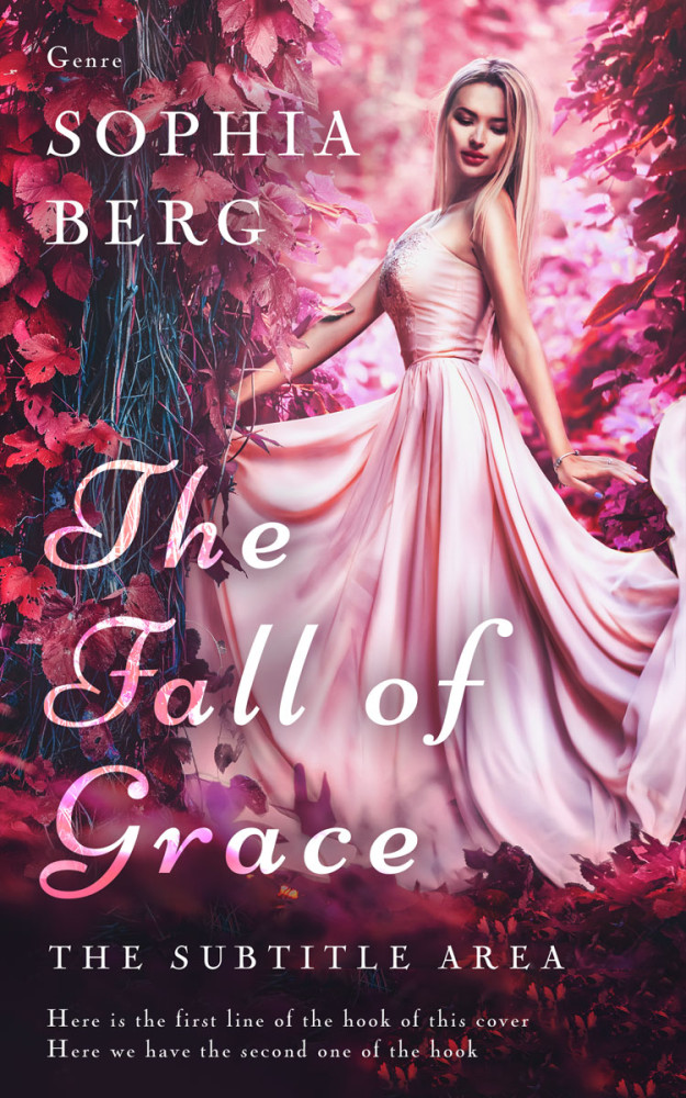 Front view of Vin Rouge #14239 - Premade Fantasy Book Cover