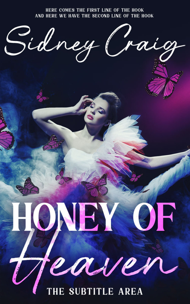 Front view of London Hue #14243 - Premade Fantasy Book Cover