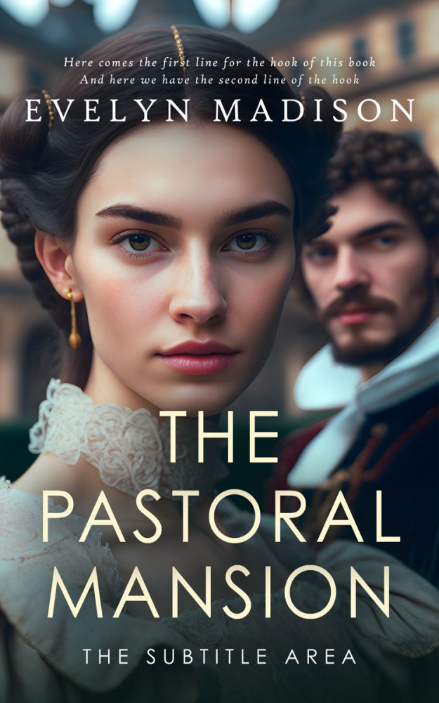 Front view of Shark #14285 - Premade Romance Book Cover