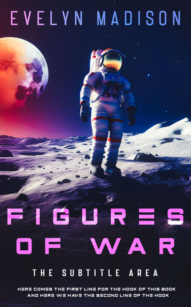 Front view of Mirage #14295 - Premade Apocalyptica Book Cover