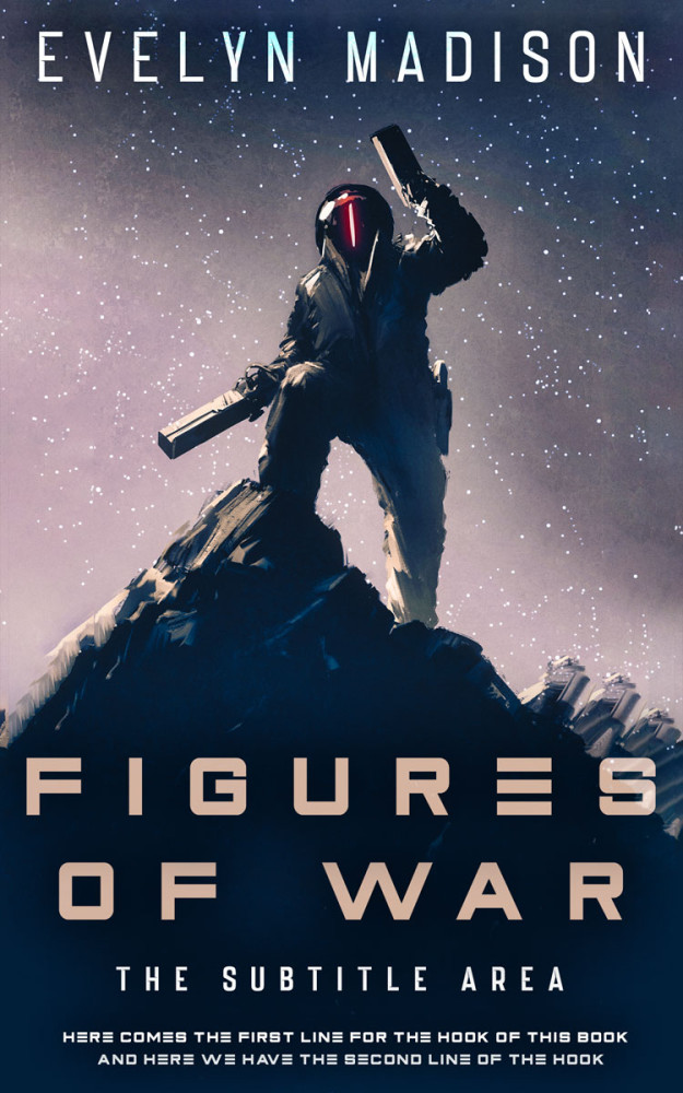 Front view of Cold Turkey #14297 - Premade Science Fiction Book Cover