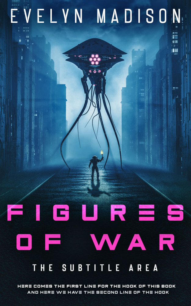 Front view of Firefly #14298 - Premade Apocalyptica Book Cover